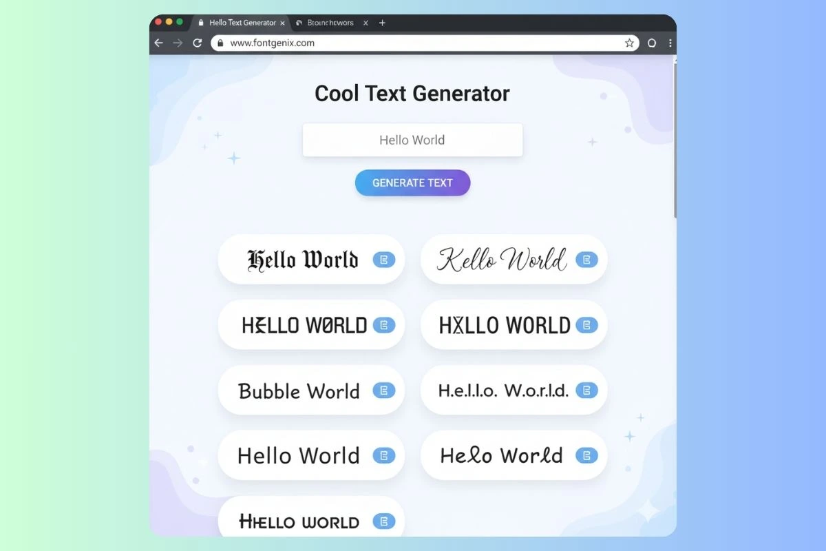 Cool Text Generator Guide