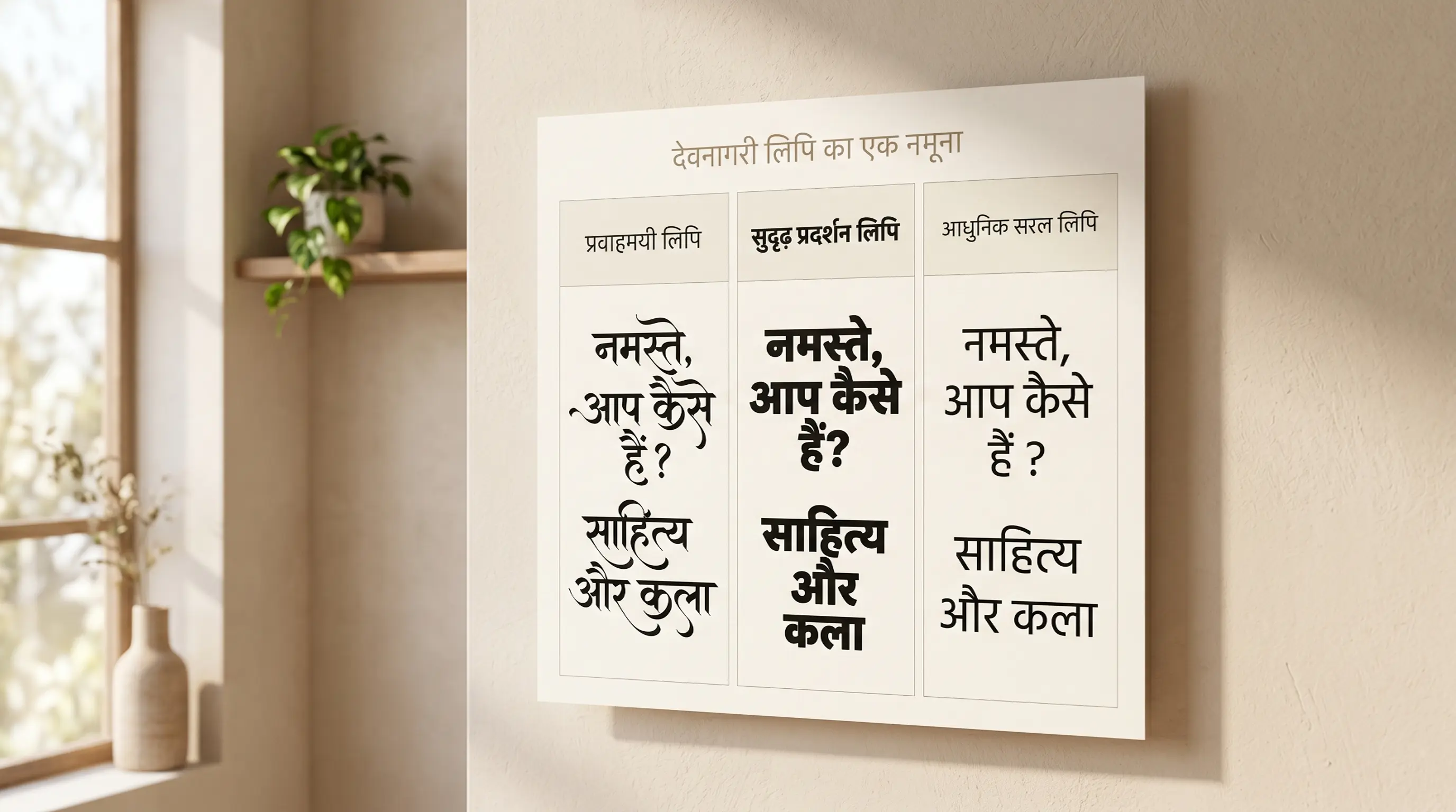 Hindi font style generator custom calligraphy text preview with multiple fonts