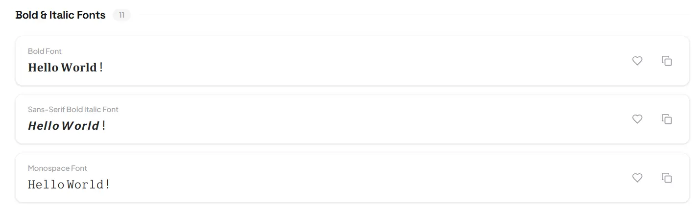 Step 2 - Browse font categories